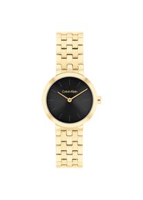 Quarzuhr Calvin Klein "FORME", goldfarben, schwarz, Armbanduhren, Damen, Quarzuhr, Armbanduhr, Damenuhr, Edelstahlarmband, analog