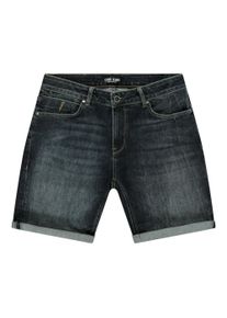 Jeansshorts Cars Jeans "DAWSON Denim Short", Damen, Gr. XXL, N-Gr, schwarz used, Denim/Jeans, Obermaterial: 79% Baumwolle, 20% Polyester, 1% Elasthan, Abriebeffekte, Basic kurz, Jeans Jeansshorts