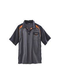 T-Shirt Terratrend Job "TTJ-Polo-Shirt", Damen, Gr. S, grau (grau, schwarz), Obermaterial: 100% Polyester PES., Shirts T-Shirt