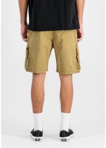 Shorts Alpha Industries "Flying Tigers Shorts", Herren, Gr. 33, Normalgr&ouml;&szlig;en, gr&uuml;n (khaki), Obermaterial: 100% Baumwolle, Hosen Shorts