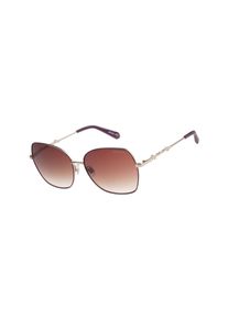 Sonnenbrille Superdry "Modell 995062", Herren, gold, weinrot, metallic, Sonnenbrillen Sonnenbrille, Form Butterfly, Logoschriftzug auf B&uuml;gel, Metallfassung