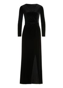 Abendkleid Vera Mont "Abendkleid langarm", Damen, Gr. 42, EURO, schwarz, Obermaterial: 90% Polyester PES. 10% Elasthan EL., Kleider Abendkleid