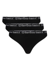 String Bamboo basics "String EMMA 3er Pack", Herren, Gr. M, schwarz, Obermaterial: 68% Viskose CV. 28% Baumwolle CO. 4% Elasthan EL., Unterhosen String