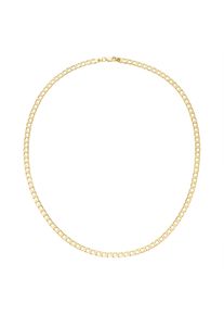 Panzerkette Luigi Merano "Kette Panzerkette, Gold 375" Gr. 55, gold, Halsketten, Damen, 55, Gelbgold 375, Panzerkette