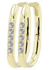 Adelia&acute;s Paar Ohrh&auml;nger ADELIA&acute;S "Damen Ohrringe aus 925 Silber", gold, Ohrringe, Damen, Silber 925 (Sterlingsilber), Paar Ohrh&auml;nger