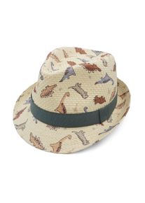 Trilby MaxiMo, Jungen, Gr. 53, wollwei&szlig;, multicolor, Kunstfaser, H&uuml;te Trilby, Trilby, Dino, Kleinkind, Boys