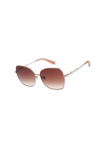 Sonnenbrille Superdry "Modell 995062", Herren, ros&eacute;, orange, metallic, Sonnenbrillen Sonnenbrille, Form Butterfly, Logoschriftzug auf B&uuml;gel, Metallfassung