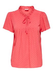 Jacqueline de Yong Kurzarmbluse JDY "JDYLIMA LIFE S/S TOP WVN NOOS", Damen, Gr. 40, dubarry, Web, Obermaterial: 100% Viskose, unifarben, loose fit normal, V-Ausschnitt, Blusen Kurzarmbluse, Viskose, loose fit