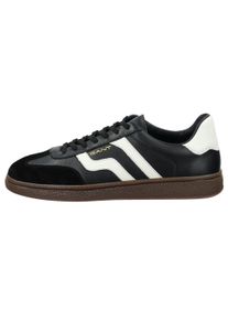 Sneaker Gant "Sneaker Cuzmo", Herren, Gr. 44, schwarz (schwarz, wei&szlig;), Obermaterial: 100% Rindsleder Leather cow. Futter: 100% Rindsleder Leather cow. 100% Gummi rubber., Schuhe Sneaker