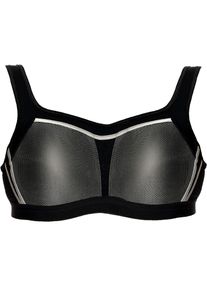 Sport-BH Viania "Sport BH extreme", Damen, Gr. 75, Cup D, schwarz, Obermaterial: 81% Polyester PES. 16% Polyamid PA. 3% Elasthan EL., BHs Sport-BH