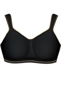 Sport-BH Viania "Sport BH intense", Damen, Gr. 95, Cup B, schwarz, Obermaterial: 89% Polyester PES. 6% Elasthan EL. 5% Polyamid PA., BHs Sport-BH