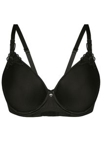 Sassa Mode T-Shirt-BH SASSA "Spacer BH CLASSIC LOOK", Damen, Gr. 95, Cup B, schwarz, Stoff, Obermaterial: 78% Polyamid PA. 22% Elasthan EL., BHs T-Shirt-BH