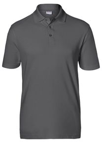 K&Uuml;BLER T-Shirt K&Uuml;BLER "Poloshirt", Damen, Gr. M, grau (anthrazit), Obermaterial: 100% Baumwolle CO., Shirts T-Shirt