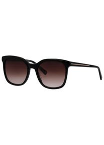 Sonnenbrille BRENDEL EYEWEAR "Modell 906207", Herren, schwarz, leicht gl&auml;nzend, Sonnenbrillen Sonnenbrille, Form Karree/Eckig, Logoschriftzug auf B&uuml;gel, Kunststofffassung