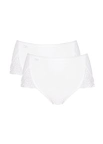 Slip Sloggi "Slip Pure Sense Luxe Maxi C2P 2er Pack", Herren, Gr. 44, wei&szlig;, Obermaterial: 88% Polyamid PA. 12% Elasthan EL., Unterhosen Slip