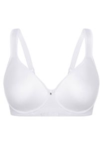 Sassa Mode T-Shirt-BH SASSA "Spacer BH SENSUAL PEBBLE", Damen, Gr. 90, Cup E, wei&szlig;, Stoff, Obermaterial: 85% Polyester PES. 15% Elasthan EL., BHs T-Shirt-BH