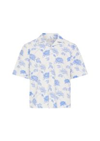 Kurzarmhemd Casual Friday "Kurzarmhemd CFWills", Damen, Gr. XXL, N-Gr, beige (marshmallow), Obermaterial: 100% Baumwolle CO., Hemden Kurzarmhemd