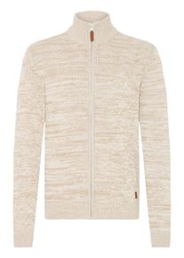 Strickjacke Blend "Strickjacke BHDano", Herren, Gr. XL, beige (bone wei&szlig;), Obermaterial: 70% Baumwolle CO recyc.. 30% Polyester Pol. recyc.., Strickjacken Strickjacke