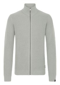 !Solid Strickjacke SOLID "Trainingsjacke SDARNO", Herren, Gr. XL, grau (griffin), Obermaterial: 100% Polyacryl PAN., Strickjacken Strickjacke