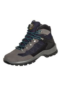 Wanderschuh Grisport "Schn&uuml;rstiefel Gritex", Herren, Gr. 47, grau (anthrazit, blau), Obermaterial: 50% Rindsleder Leather cow. 50% Lammleder LEL., Schuhe Wanderschuh