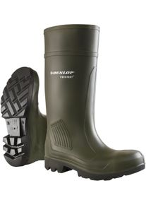 Sicherheitsstiefel Dunlop "Purofort Professional full safety" Gr. 48, gr&uuml;n, 48, Obermaterial: 100% Textilmaterial TEXMAT., Schuhe, Sicherheitsstiefel