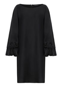 Midikleid Betty Barclay "Midikleid langarm", Damen, Gr. 40, EURO, schwarz, Obermaterial: 100% Polyester PES., Kleider Midikleid