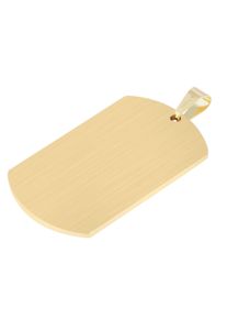 Adelia&acute;s Kettenanh&auml;nger ADELIA&acute;S "Unisex Anh&auml;nger &iquest; Gravuranh&auml;nger aus Edelstahl", gold, Schmuckanh&auml;nger, Damen, Edelstahl, Kettenanh&auml;nger