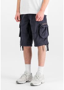 Shorts Alpha Industries "Jet Short", Herren, Gr. 33, Normalgr&ouml;&szlig;en, blau (rep.blau), Obermaterial: 100% Baumwolle, Hosen Shorts