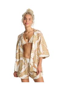 Hawaiihemd Billabong, Damen, Gr. XS, N-Gr, stone, Obermaterial: 92% Polyester, 8% Elasthan, Hemden Hawaiihemd, f&uuml;r sportliche Aktivit&auml;ten und entspannte Tage, sportlicher Stil