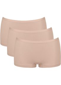 Panty Sloggi "GO Daily Cotton", Herren, Gr. XL, beige (new beige), Single Jersey, Obermaterial: 95% Baumwolle, 5% Elasthan, Unterhosen Panty, Glanz-Effekt Details, elastisch, bequem, Baumwollmix, Topseller
