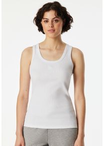 Unterhemd Schiesser "Schiesser 150 Years", Herren, Gr. 44, N-Gr, wei&szlig; (100, wei&szlig;), Doppelripp, Obermaterial: 90% Baumwolle, 10% Elasthan, Unterhemden Unterhemd, tiefer Rundhalsausschnitt, Doppelripp, Baumwollmischung