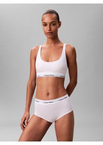 Panty "MODERN COTTON", Herren, Gr. L (40), wei&szlig;, Jersey, Obermaterial: 53% Baumwolle, 35% Modal, 12% Elasthan, Calvin Klein Underwear, unifarben, k&ouml;rpernah, Unterhosen Panty, mit breitem B&uuml;ndchen