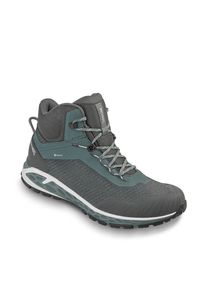 Wanderschuh Meindl "Power Walker 46057 Mid", Herren, Gr. 8, gr&uuml;n (oliv, grau), Obermaterial: 100% Textilmaterial TEXMAT., Schuhe Wanderschuh