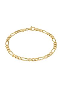 Armband Amor, gelbgoldfarben, Armb&auml;nder, Damen, 19cm, Silber 925 (Sterlingsilber), Armband