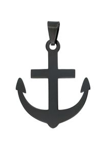 Adelia&acute;s Kettenanh&auml;nger ADELIA&acute;S "Unisex Anh&auml;nger aus Edelstahl", schwarz, Schmuckanh&auml;nger, Damen, Edelstahl, Kettenanh&auml;nger