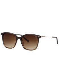 HUMPHREY&acute;S eyewear Sonnenbrille HUMPHREY&acute;S EYEWEAR "Modell 585346", Herren, grau, braun verlauf, leicht transparent, Sonnenbrillen Sonnenbrille, Form Karree/Soft, Logoschriftzug auf B&uuml;gel, Kombifassung