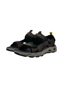 Sandale Salamander, Damen, Gr. 46, dunkelbraun, Lederimitat, Schuhe Sandale, Trekkingsandale, Outdoorschuh, Sommerschuh mit Fu&szlig;bett