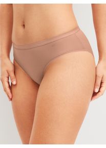 Slip Calida "Natural Comfort", Herren, Gr. XS (36/38), timeless taupe, Single Jersey, Obermaterial: 92% Baumwolle, 8% Elasthan, normal, Unterhosen Slip, Regular Cut, elastisch, weich, Single Jersey Qualit&auml;t, pillingarm