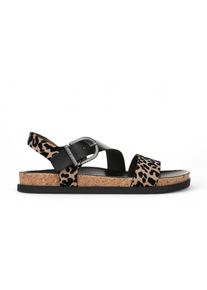 Blowfish Malibu Sandalen mit Leopardenmuster und braunem Fu&szlig;bett f&uuml;r Damen &ndash; Lance
