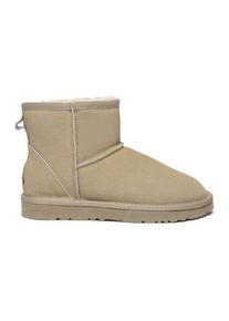 EVER AU Damen Leder Kurzstiefel - Ostrich