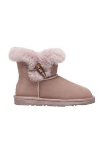 EVER AU Damen Robin Horn Toggle Knopf Mini Stiefel