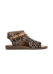 Blowfish Malibu &ndash; Riemchensandalen mit niedrigem Keilabsatz und Leopardenmuster f&uuml;r Damen, Braun, Denver