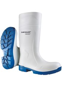 Sicherheitsstiefel Dunlop "Purofort Foodpro MultiGrip safety" Gr. 49, wei&szlig;, 49, Obermaterial: 100% Textilmaterial TEXMAT., Schuhe, Sicherheitsstiefel