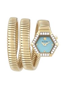 Philipp Plein $nake Hexagon Damenuhr Gold PWZAA0825