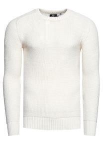 Rusty Neal Grobstrick Slim Fit Rundhals-Pullover