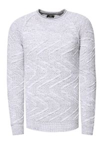 Rusty Neal Strick mit Muster Rundhals-Pullover