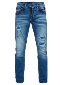 Rusty Neal Jeans Hose "YOKOTE" Straight Fit Stone-Washed