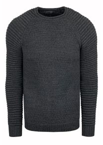 Rusty Neal Rundhals-Pullover Grau