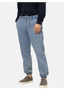 5-Pocket-Jeans Babista "Jeans VESTANERO", Herren, Gr. 56, N-Gr, blau (hellblau), Obermaterial: 82% Baumwolle CO. 16% Polyester COOLMAX PES(Coolmax). 2% Elasthan EL., Jeans 5-Pocket-Jeans