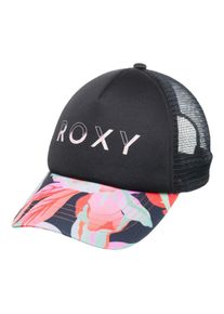 Trucker Cap Roxy "Honey Coconut", Jungen, grau (anthrazit the moves floral), Kunstfaser, Caps Trucker Cap